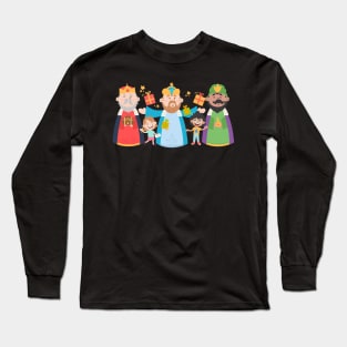 Reyes Magos With Kids Long Sleeve T-Shirt